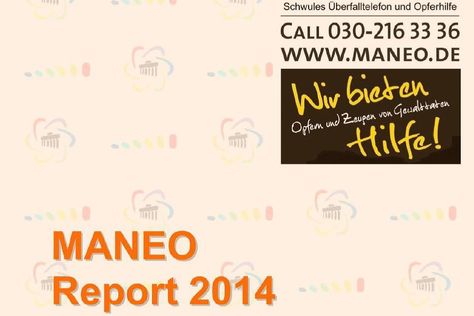 MANEO-Report 2014 veröffentlicht: