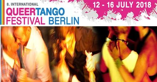 Vom 12. bis 16. Juli 2018:  8. QueerTango-Festival in Berlin