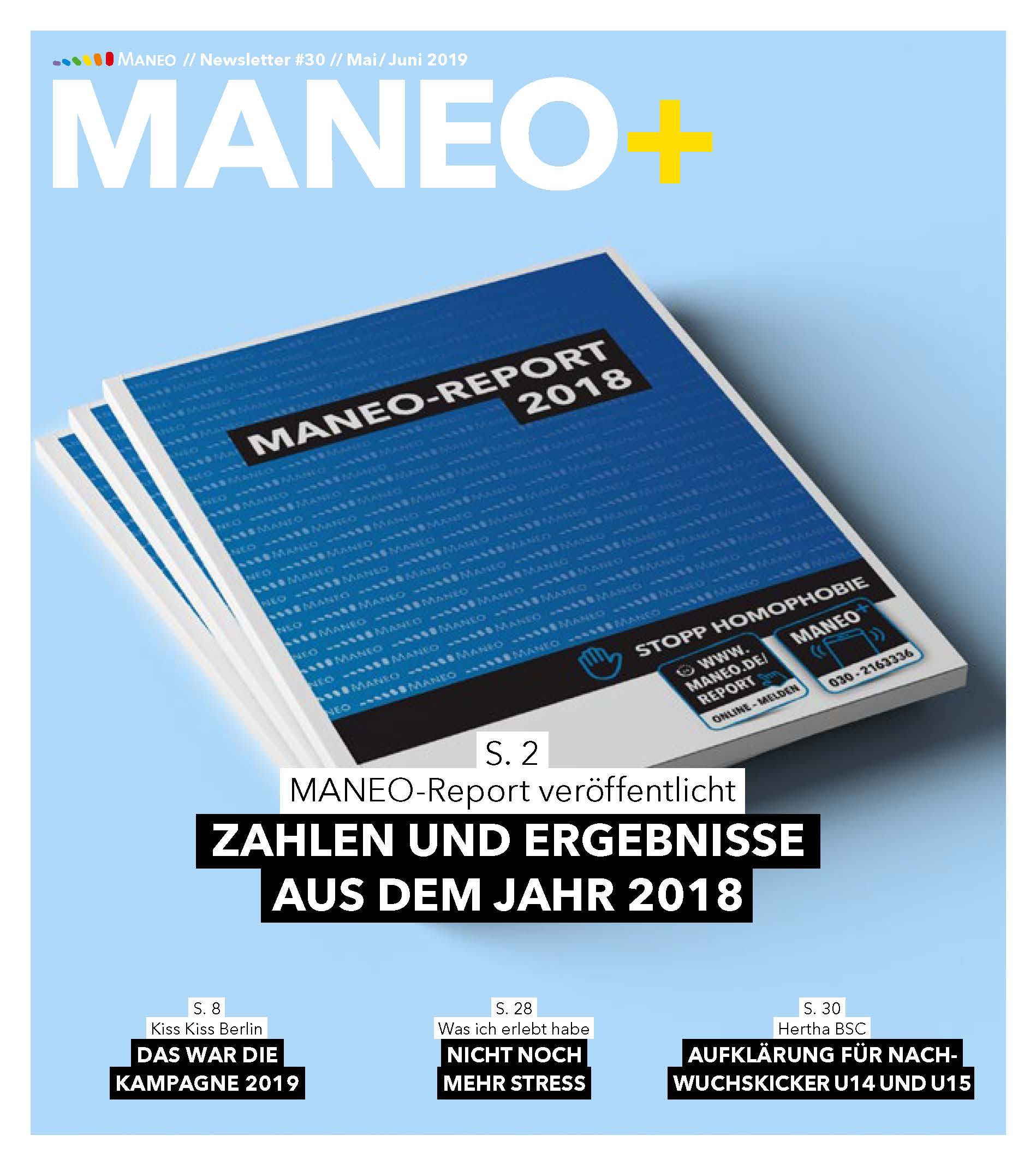 MANEO+ -Newsletter #30 ist erschienen